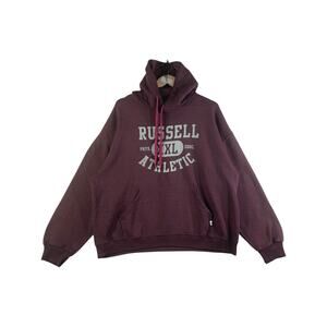 Vintage Russell Athletic Logo Graphic Pullover Hoodie XL